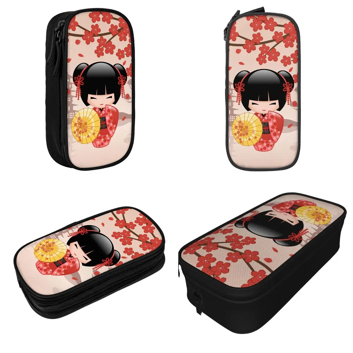 Japanese Sakura Kokeshi Doll Pencil Case Pencilcases Pen Box for Girls Boys Big Capacity Bag Students School Zipper Stationery
Japanese Sakura Kokeshi Doll Pencil Case Pencilcases Pen Box for Girls Boys Big Capacity Bag Students School Zipper Stationery