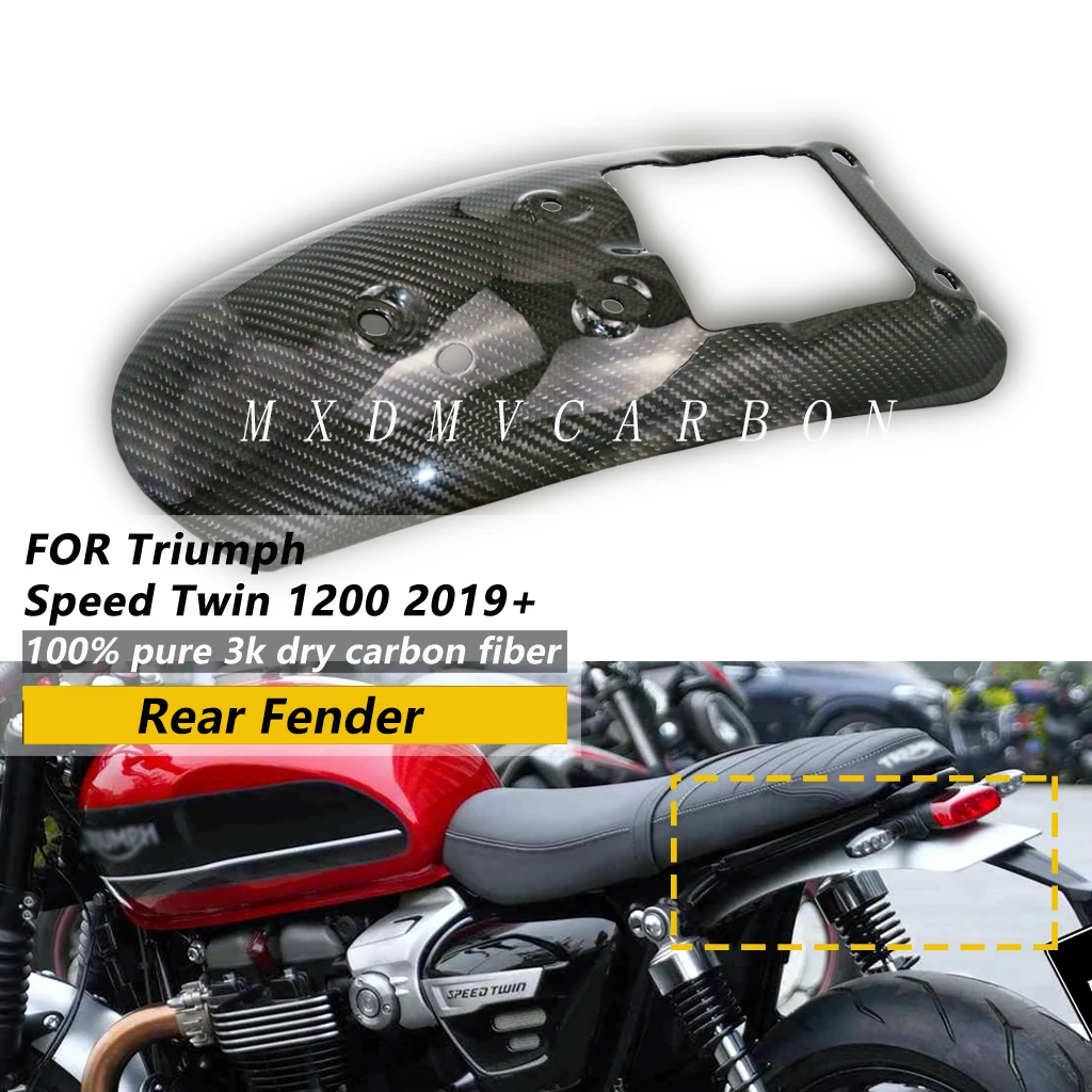For Triumph SpeedTwin Speed Twin 1200 1200RS 2023 2022 2021-2019 Motorcycle 3K Carbon Fiber Rear Fender cover Fairing Kits
For Triumph SpeedTwin Speed Twin 1200 1200RS 2023 2022 2021-2019 Motorcycle 3K Carbon Fiber Rear Fender cover Fairing Kits