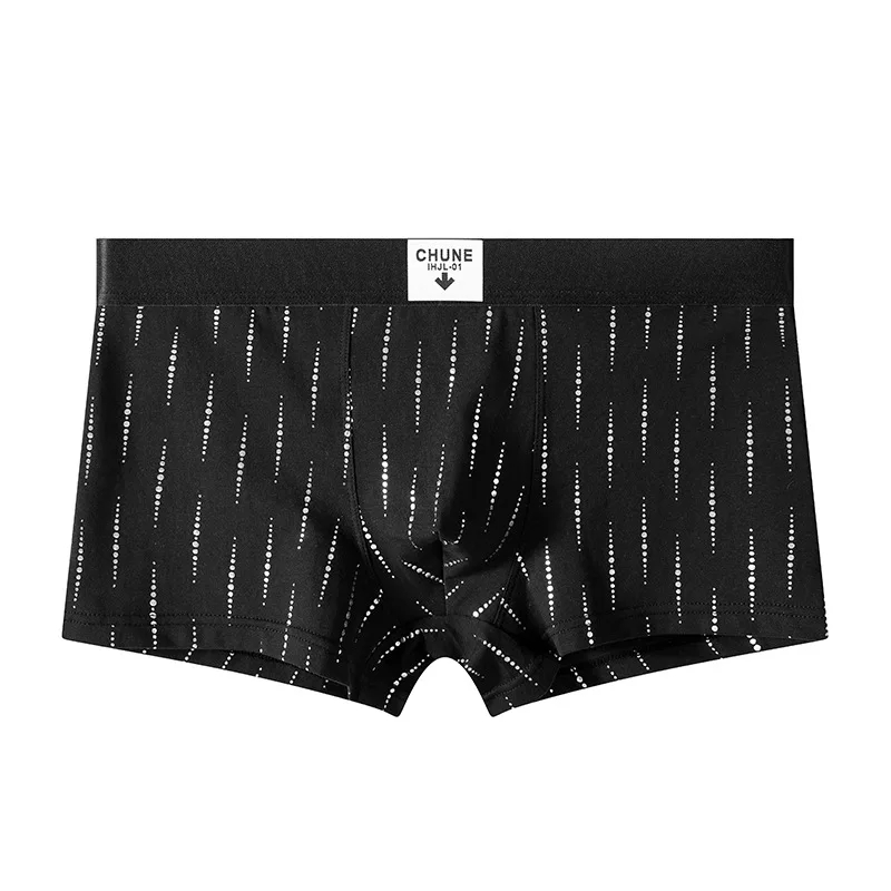 Мужские хлопковые боксеры с принтом, облегающие, дышащие, нижнее белье
Мужские хлопковые боксеры с принтом, облегающие, дышащие, нижнее белье