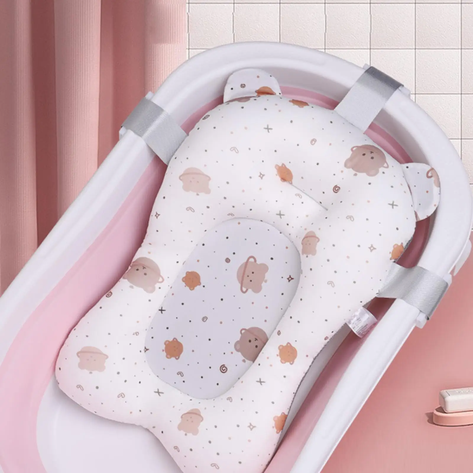 Adjustable Baby Bath Seat Support Pad Non-slip Cushion Infant Tub Pillow for Bathing Essentials
Adjustable Baby Bath Seat Support Pad Non-slip Cushion Infant Tub Pillow for Bathing Essentials