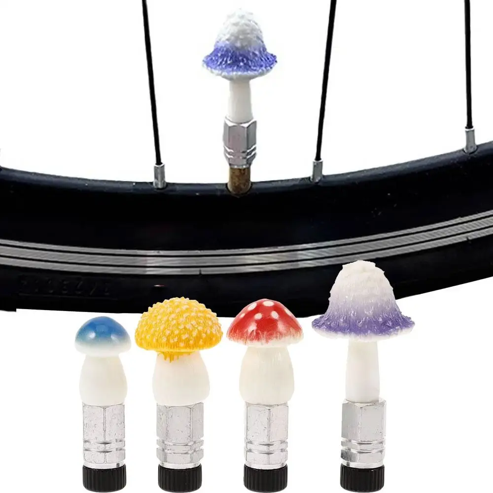 4Pcs With Conversion Head Mushroom Bike Valve Caps Leak-Proof Universal Fit Tire Valve Covers Replacement Decoration
4Pcs With Conversion Head Mushroom Bike Valve Caps Leak-Proof Universal Fit Tire Valve Covers Replacement Decoration