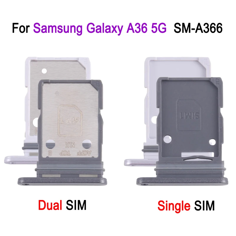 Один/двойной лоток для SIM-карты для Samsung Galaxy A36 5G SM-A366, лоток для SIM-карты телефона, запасная часть адаптера
Один/двойной лоток для SIM-карты для Samsung Galaxy A36 5G SM-A366, лоток для SIM-карты телефона, запасная часть адаптера