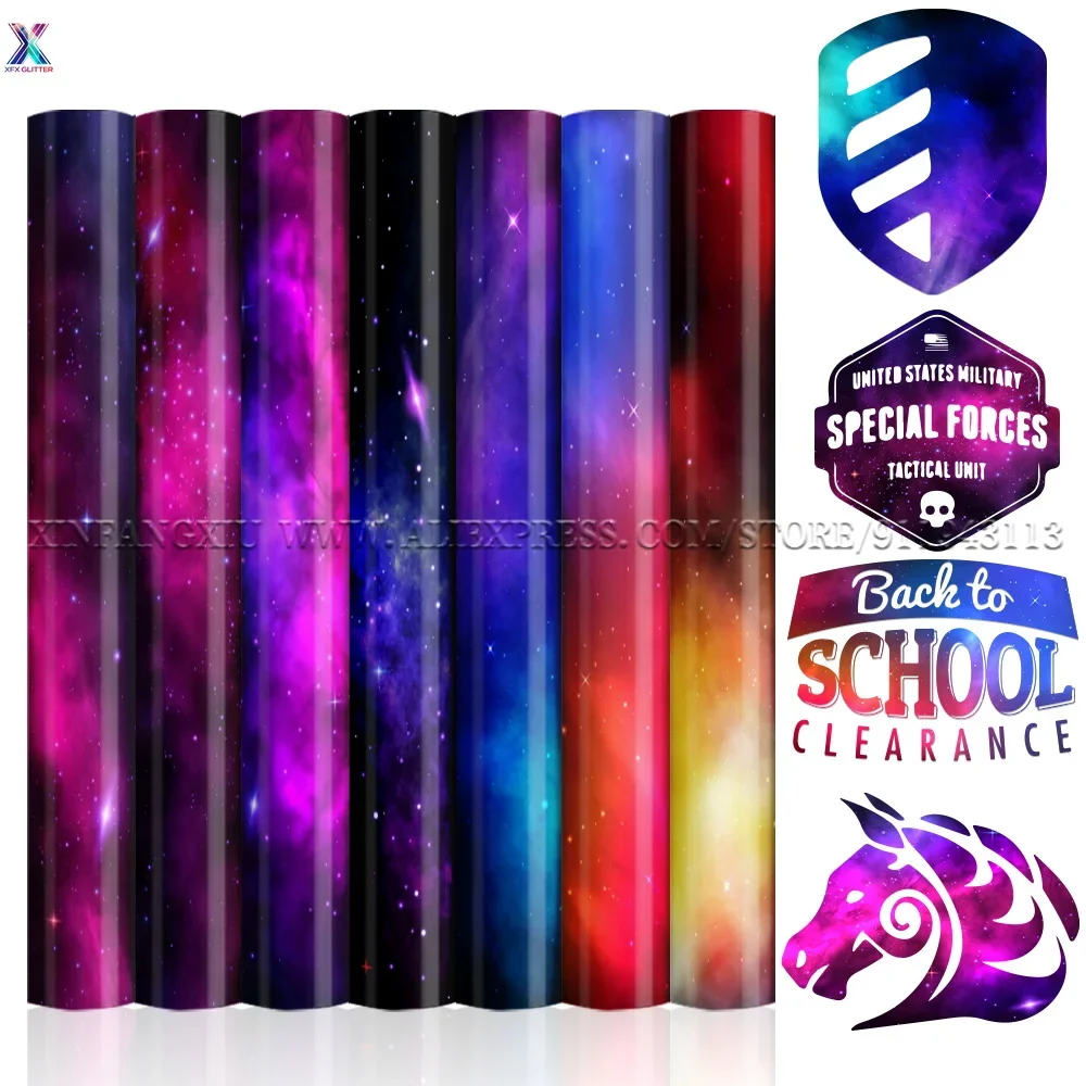 XFX Galaxy Star Transfer Heat Paper Sheets 7 Pcs 12"x12" Heat Sublimation Paper for Mug Coaster Canvas Bag Pet Tag Vinyl HTV
XFX Galaxy Star Transfer Heat Paper Sheets 7 Pcs 12"x12" Heat Sublimation Paper for Mug Coaster Canvas Bag Pet Tag Vinyl HTV