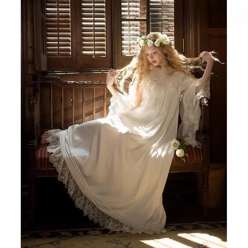 Op Long Sleeve Elegant Court Style Original Lolita Dress Women 2026 Spring Summer New Lolita White Princess Dress Long Nightgown
Op Long Sleeve Elegant Court Style Original Lolita Dress Women 2026 Spring Summer New Lolita White Princess Dress Long Nightgown