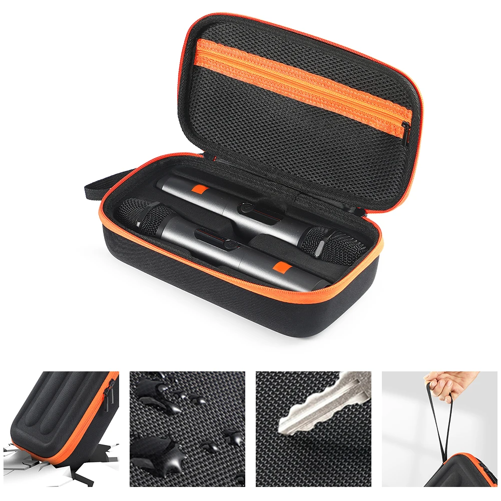 Professional EVA Hard Case For Wireless Mic And Two Microphone System Portable Travel Storage Bag With Shoulder Strap Black
Professional EVA Hard Case For Wireless Mic And Two Microphone System Portable Travel Storage Bag With Shoulder Strap Black