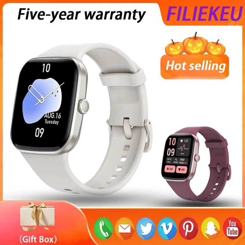 FILIEKEU SmartWatch Men Women Sports Fitness Bracelet Bluetooth Call Waterproof Smart Watch Man Fashion Smart Watch Woman
FILIEKEU SmartWatch Men Women Sports Fitness Bracelet Bluetooth Call Waterproof Smart Watch Man Fashion Smart Watch Woman