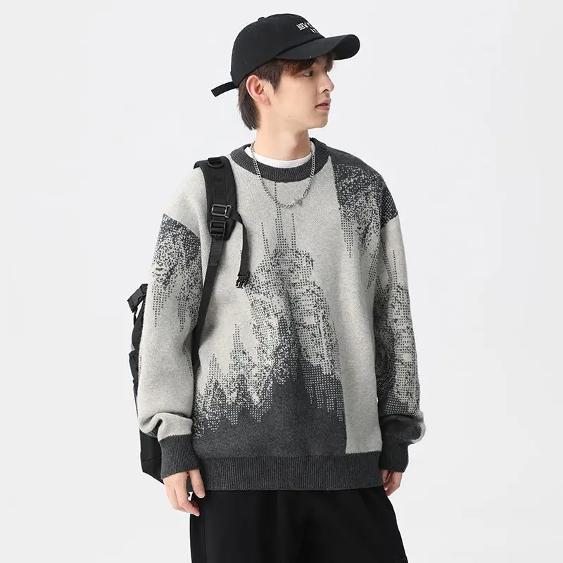 New Autumn and Winter Men's Pullovers, Couples Knitted Sweaters, Retro Style Round Neck Sweater for Fashionable Clothing
New Autumn and Winter Men's Pullovers, Couples Knitted Sweaters, Retro Style Round Neck Sweater for Fashionable Clothing
