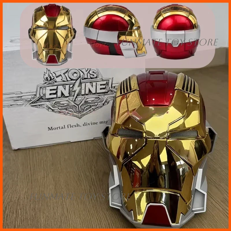 Wearable Customizable Pattern Mk17 Iron Man Helmet Voice Control Auto Deform LED Light Bluetooth Speaker Collectible Figure
Wearable Customizable Pattern Mk17 Iron Man Helmet Voice Control Auto Deform LED Light Bluetooth Speaker Collectible Figure
