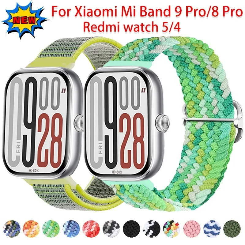 Braided Nylon Strap for Xiaomi Mi Band 9/8 Pro Breathable Comfortable Accessories Replaceable Wristband Redmi Watch 4/5 correa
Braided Nylon Strap for Xiaomi Mi Band 9/8 Pro Breathable Comfortable Accessories Replaceable Wristband Redmi Watch 4/5 correa