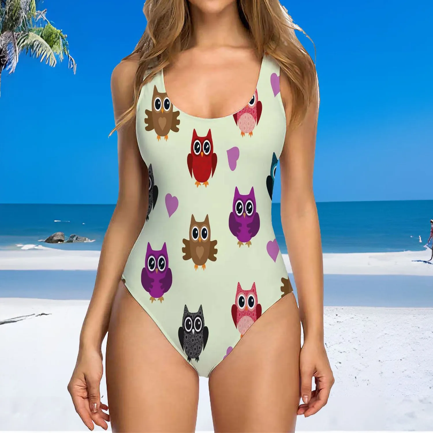 The new women's bikini one-piece 3D printed slim hot spring swimsuit is suitable for beach vacation swimming
The new women's bikini one-piece 3D printed slim hot spring swimsuit is suitable for beach vacation swimming