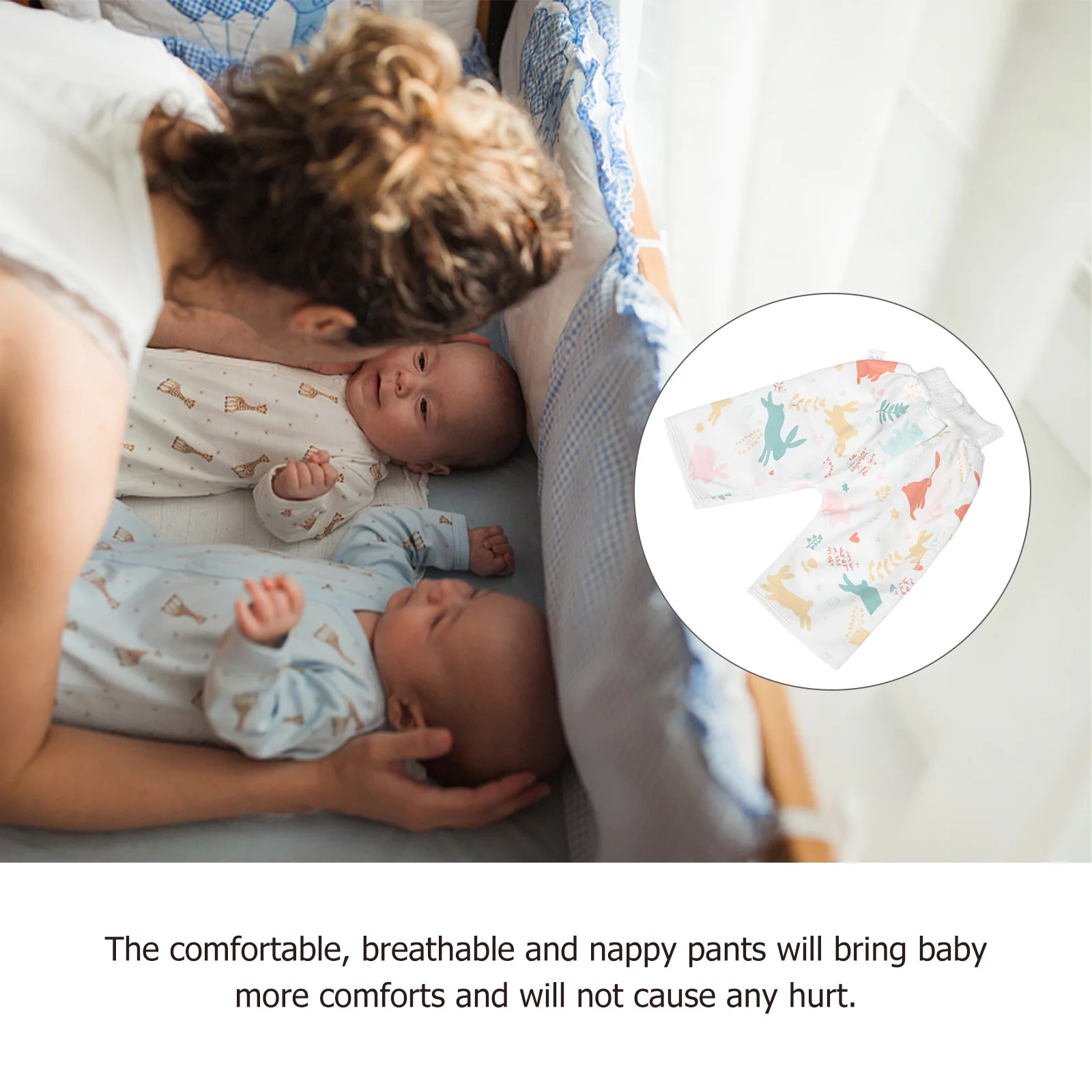 Baby Waterproof Training Pants Soft Breathable Cartoon Bunny Pattern Potty Pants Boys Girls Toddler Leakproof Day Night Use
Baby Waterproof Training Pants Soft Breathable Cartoon Bunny Pattern Potty Pants Boys Girls Toddler Leakproof Day Night Use