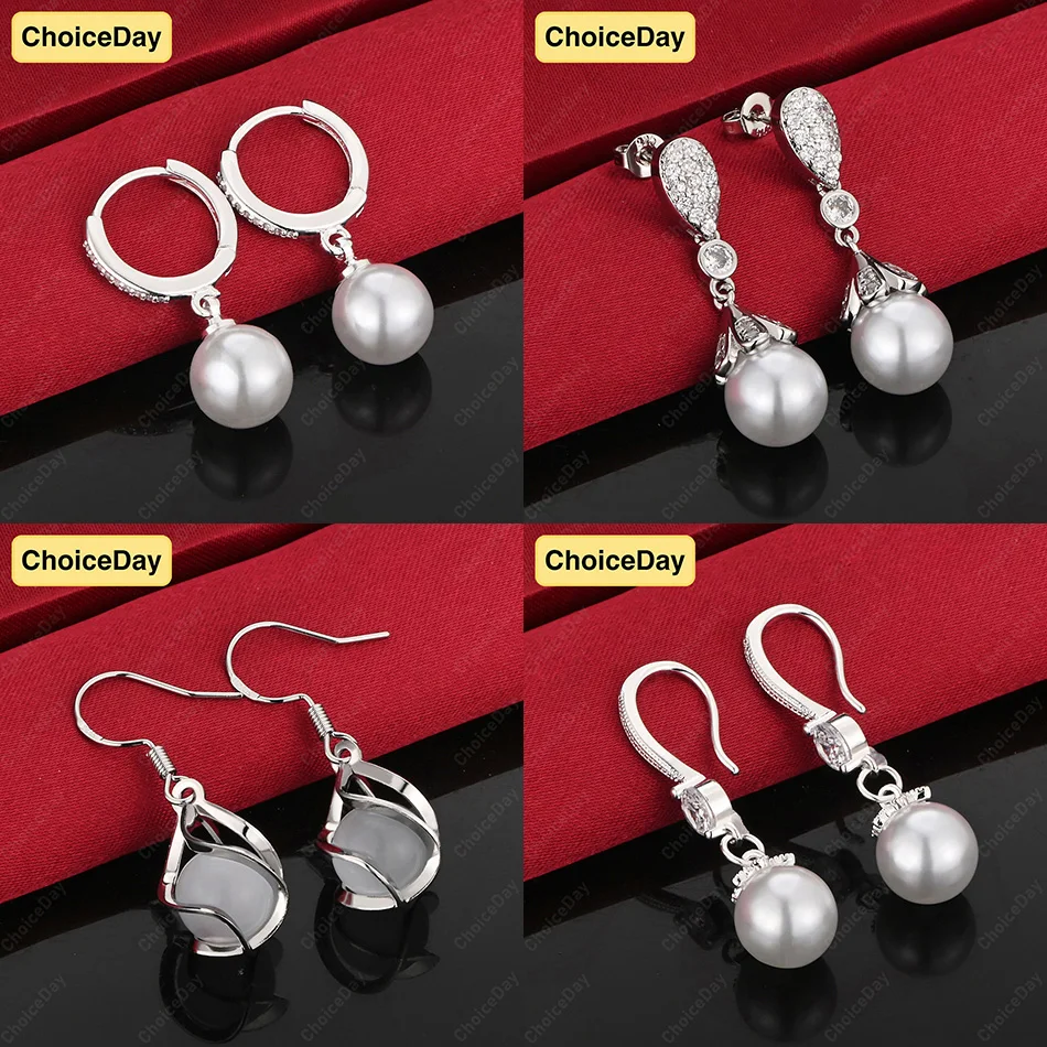 ChoiceDay 925 Sterling Silver Delicate Round Beads Drop Earrings Women Accessories Jewelry Party Gift
ChoiceDay 925 Sterling Silver Delicate Round Beads Drop Earrings Women Accessories Jewelry Party Gift