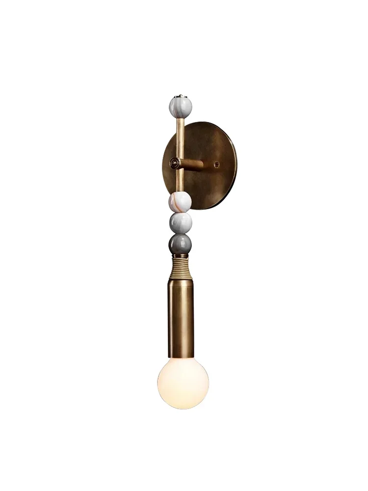 American Retro Bronze Marble Copper wall lamp Decor bedroom,Suspension Luminaire Kitchen villa indoor Lighting Artistic Pendant
American Retro Bronze Marble Copper wall lamp Decor bedroom,Suspension Luminaire Kitchen villa indoor Lighting Artistic Pendant