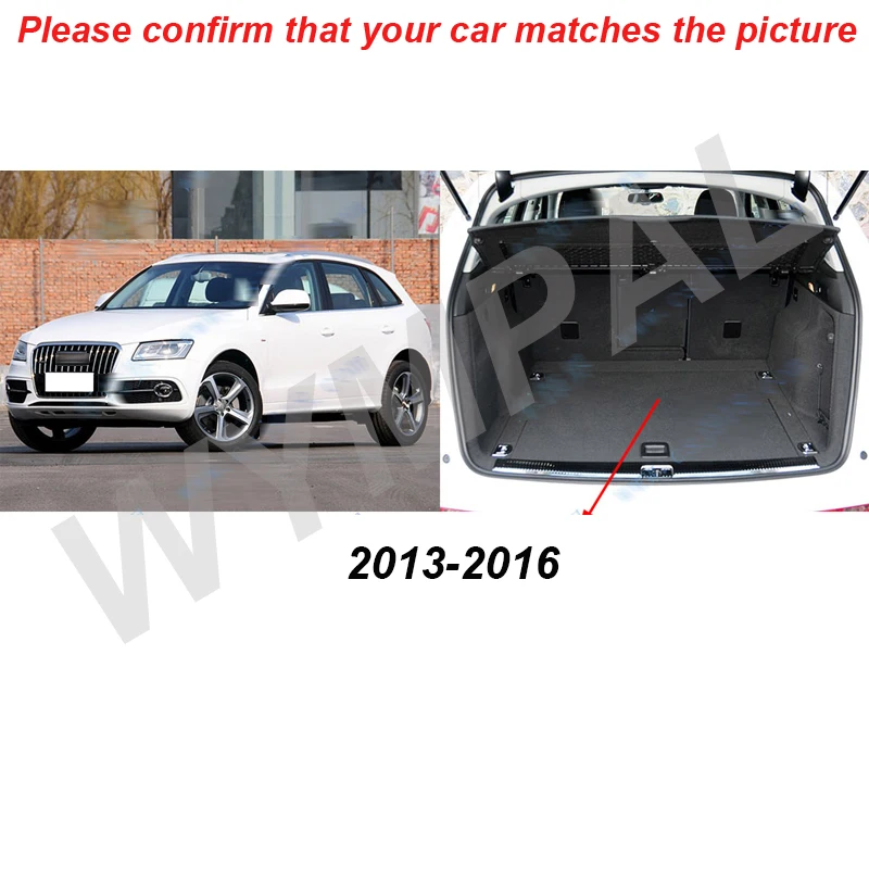 Custom Car Trunk Mat For Audi Q5 2013 2014 2015 2016 Car Accessories Auto Goods interior details
Custom Car Trunk Mat For Audi Q5 2013 2014 2015 2016 Car Accessories Auto Goods interior details