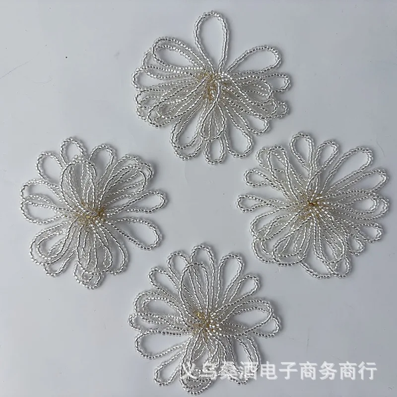 Metallic Tassel Beaded Flower Shoe Charms for Clogs Elegant Versatile DIY Shoe Flower Cap Embellishment Handmade Beaded Buckle
Metallic Tassel Beaded Flower Shoe Charms for Clogs Elegant Versatile DIY Shoe Flower Cap Embellishment Handmade Beaded Buckle