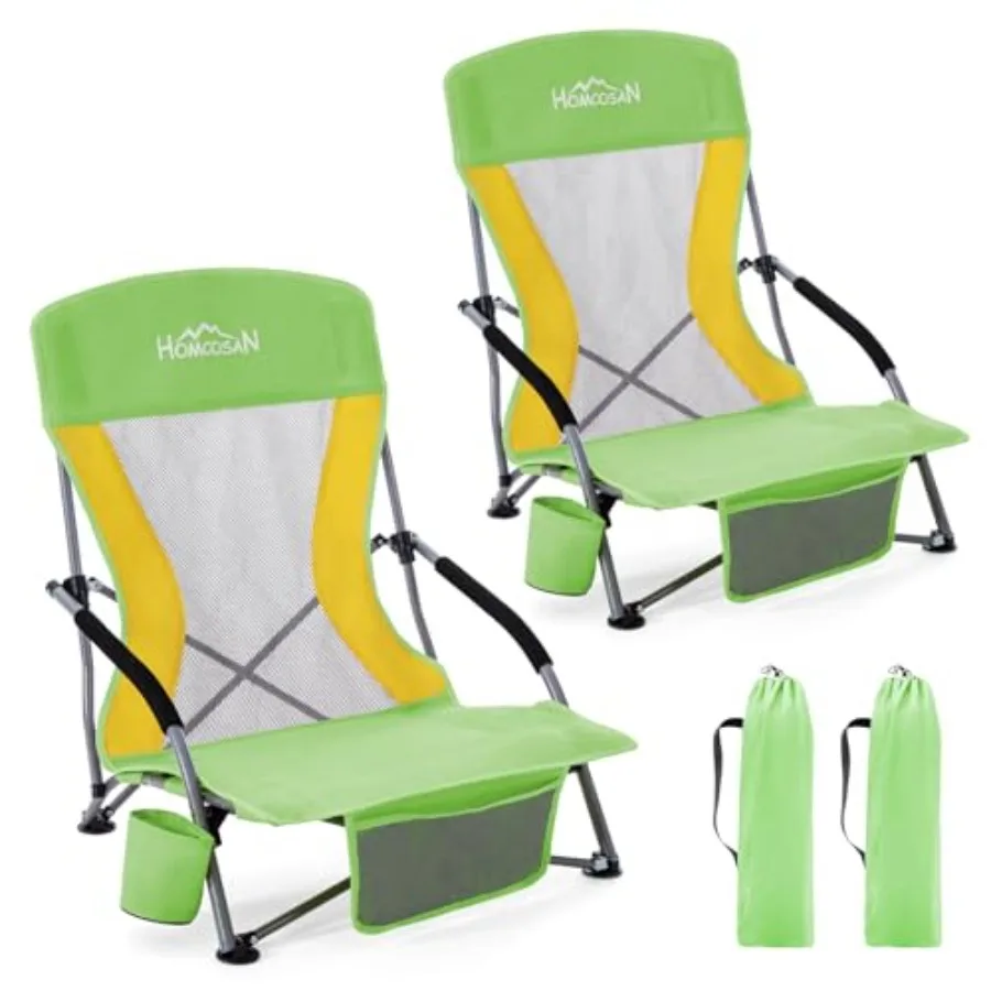 Portable Low Folding Beach s Set of 2 - Lightweight Camping s for Adults Cup Holder Storage Pockets Carry Bag Included
Portable Low Folding Beach s Set of 2 - Lightweight Camping s for Adults Cup Holder Storage Pockets Carry Bag Included