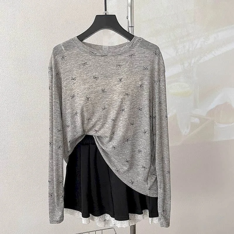 Футболки для женщин Harajuku, сексуальные ледяные шелковые футболки с круглым вырезом, солнцезащитный крем, тонкие топы, повседневная летняя одежда в корейском стиле с бантом и длинными рукавами
Футболки для женщин Harajuku, сексуальные ледяные шелковые футболки с круглым вырезом, солнцезащитный крем, тонкие топы, повседневная летняя одежда в корейском стиле с бантом и длинными рукавами