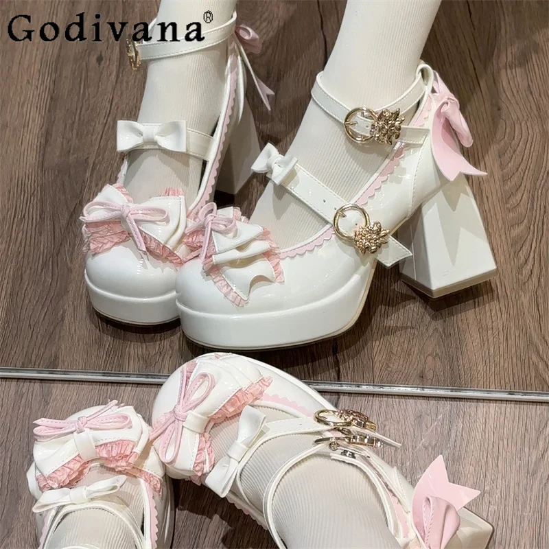 Original Sweet Lolita Style Platform Shoes Autumn New Girl's Woman's Mine Cos High Heels Princess Tea Party Lo Mary Jane Shoes
Original Sweet Lolita Style Platform Shoes Autumn New Girl's Woman's Mine Cos High Heels Princess Tea Party Lo Mary Jane Shoes