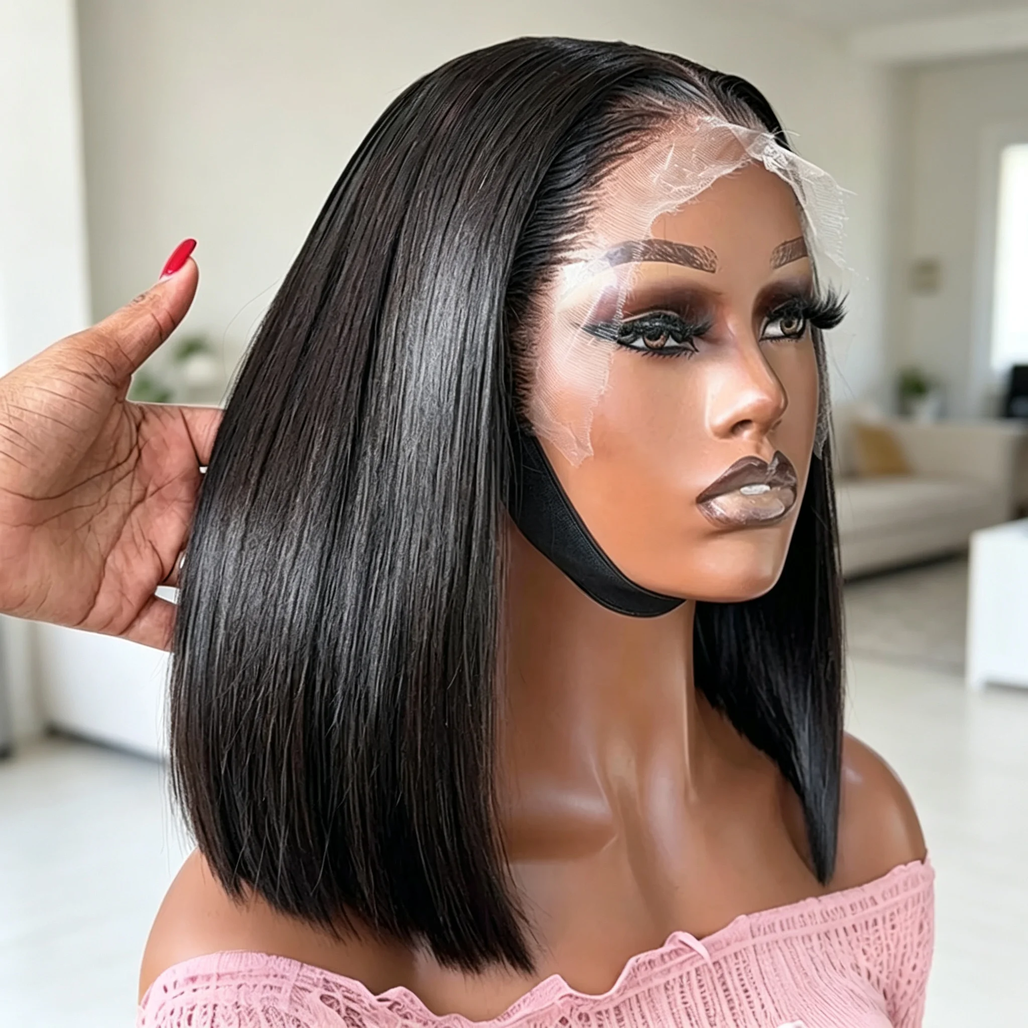 13x6 13x4 Straight Short Bob Lace Front Human Hair Wigs 200% Density Daily Wear Wigs 7x5 Glueless Wigs Pre Plucked Natural Color
13x6 13x4 Straight Short Bob Lace Front Human Hair Wigs 200% Density Daily Wear Wigs 7x5 Glueless Wigs Pre Plucked Natural Color