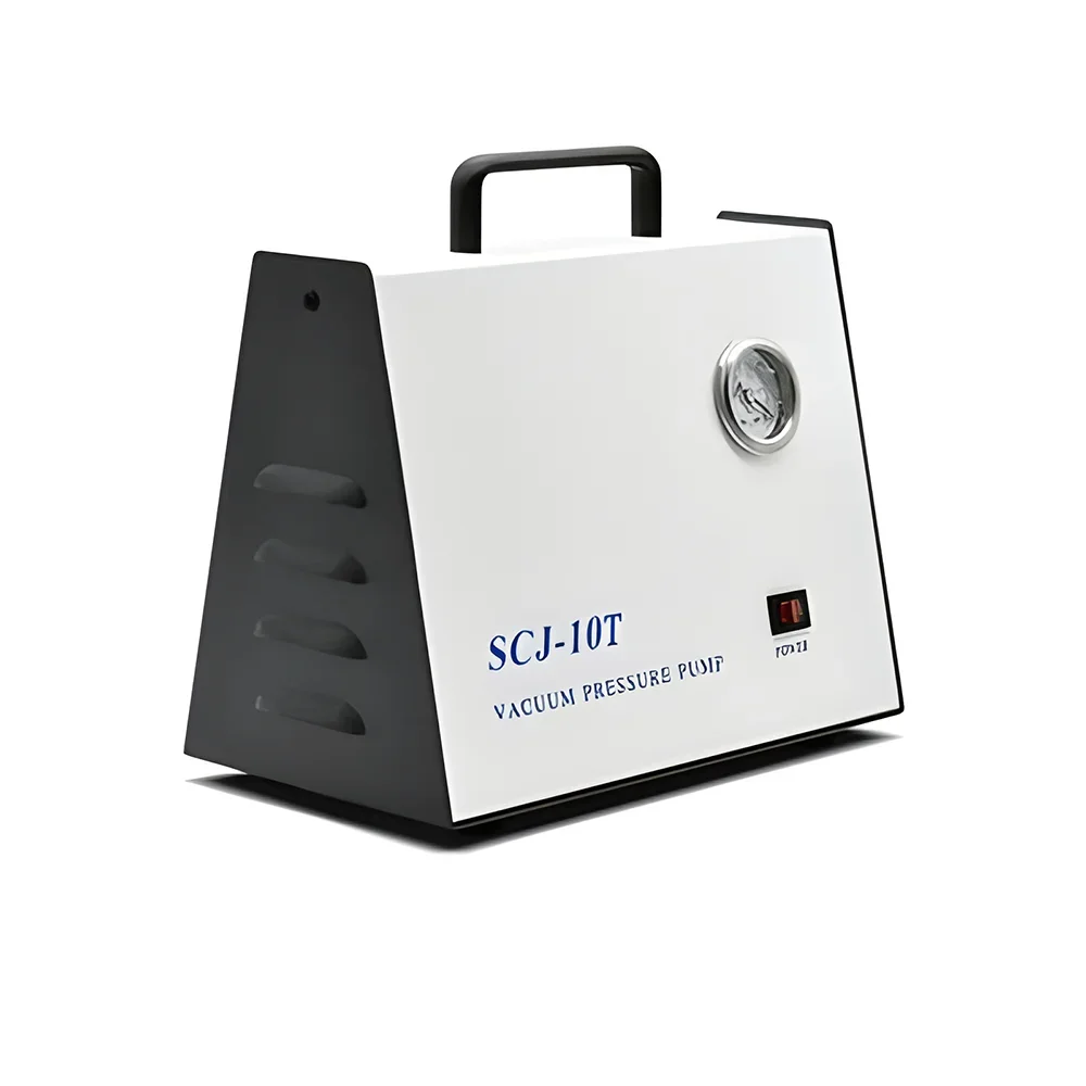 AC 220V Oil-free Diaphragm Vacuum Pressure Pump Oilless Portable Laboratory Pump Adjustable 0-10L/MIN 0-0.08Mpa SCJ-10T
AC 220V Oil-free Diaphragm Vacuum Pressure Pump Oilless Portable Laboratory Pump Adjustable 0-10L/MIN 0-0.08Mpa SCJ-10T