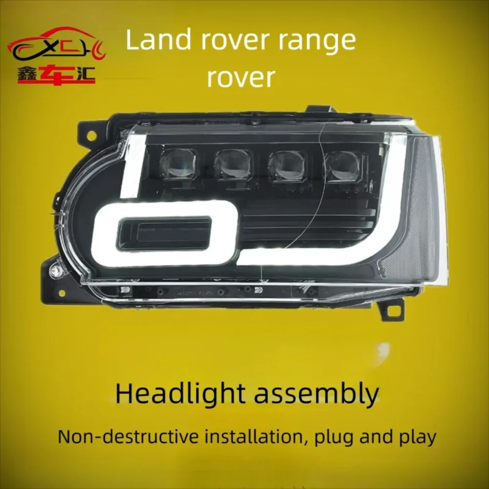 Applicable to 2010-2013 Land Rover Range Rover Executive/Sport headlight assembly upgrade with lens LED daytime running lights
Applicable to 2010-2013 Land Rover Range Rover Executive/Sport headlight assembly upgrade with lens LED daytime running lights