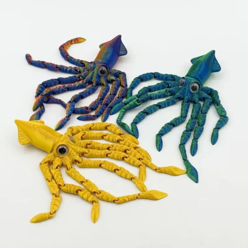 Funny Movable Joints 3D Printed Model Toy Action Figures Ornament Squid Model Octopus Model For Kids Gift
Funny Movable Joints 3D Printed Model Toy Action Figures Ornament Squid Model Octopus Model For Kids Gift