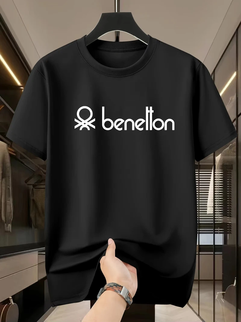 2025 Benner men's and women's letter printed cotton T-shirt luxury brand short-sleeved Y2k top T-shirt Summer wear
2025 Benner men's and women's letter printed cotton T-shirt luxury brand short-sleeved Y2k top T-shirt Summer wear