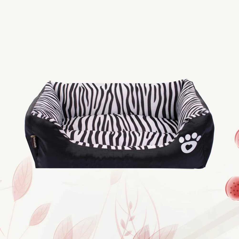 Zebra Pattern Pet Bed Waterproof Oxford Fabric Bite Resistant Pp Cotton Filled Cozy Cushion Mat For Cats Dogs Small Size S Pet
Zebra Pattern Pet Bed Waterproof Oxford Fabric Bite Resistant Pp Cotton Filled Cozy Cushion Mat For Cats Dogs Small Size S Pet