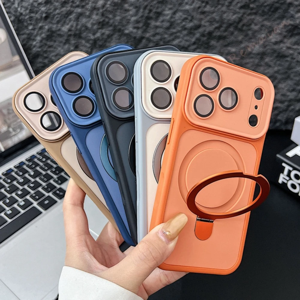 Matte Official Magnetic Stand Phone Case For iPhone 17 Air 11 12 13 14 15 16 Pro Max Plus Magsafe Shockproof Protector Cover
Matte Official Magnetic Stand Phone Case For iPhone 17 Air 11 12 13 14 15 16 Pro Max Plus Magsafe Shockproof Protector Cover