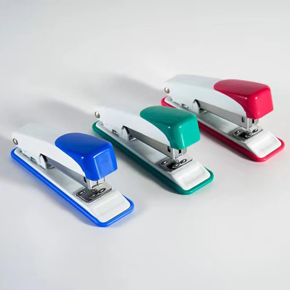 Metal + plastic high quality safety stapler 24 / 6, 26 / 6 universal needle stapler school office supplies 3pcs
Metal + plastic high quality safety stapler 24 / 6, 26 / 6 universal needle stapler school office supplies 3pcs