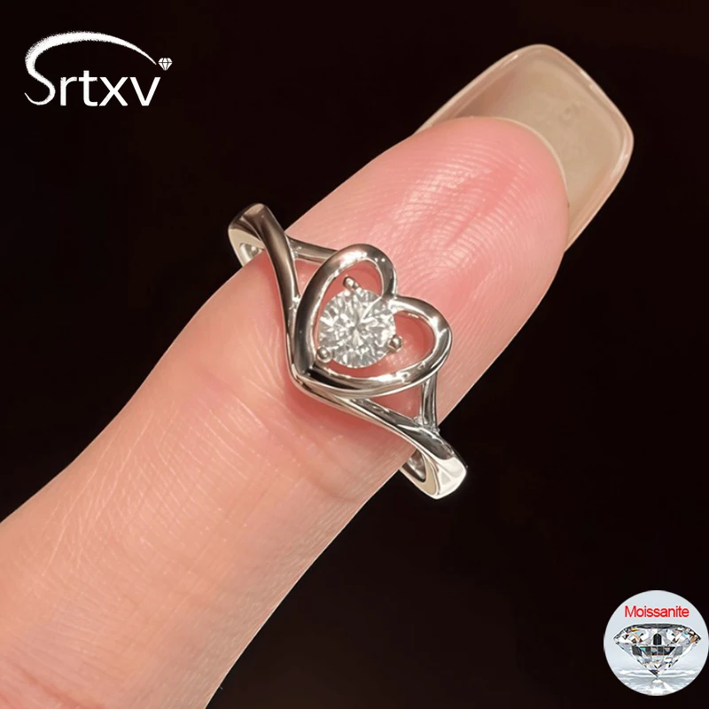 Certified 0.3CT D Moissanite Ring Lab Diamond Solitaire Ring for Women S925 Silver Engagement Promise Wedding Band Jewelry Gifts
Certified 0.3CT D Moissanite Ring Lab Diamond Solitaire Ring for Women S925 Silver Engagement Promise Wedding Band Jewelry Gifts