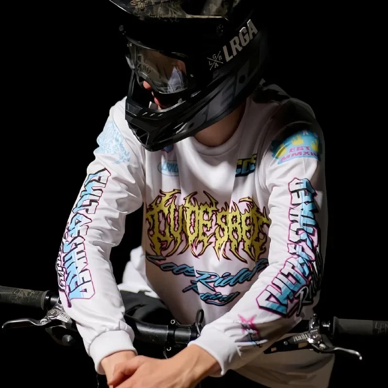 25 Off-road Motorcycle Fast Drying Mountain Bike Loose Riders Sweat Absorbing and Breathable Men's Long Sleeved Riding Suit
25 Off-road Motorcycle Fast Drying Mountain Bike Loose Riders Sweat Absorbing and Breathable Men's Long Sleeved Riding Suit