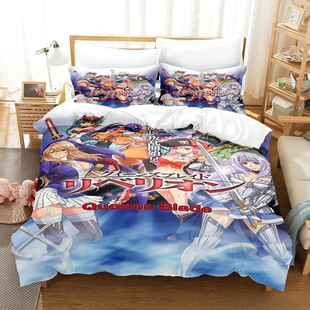 Комплект постельного белья с 3D принтом в стиле аниме Queen's Blade Single Twin Full Queen King Size, комплект постельного белья для взрослых и детей, пододеяльник для спальни, домашний текстиль
Комплект постельного белья с 3D принтом в стиле аниме Queen's Blade Single Twin Full Queen King Size, комплект постельного белья для взрослых и детей, пододеяльник для спальни, домашний текстиль
