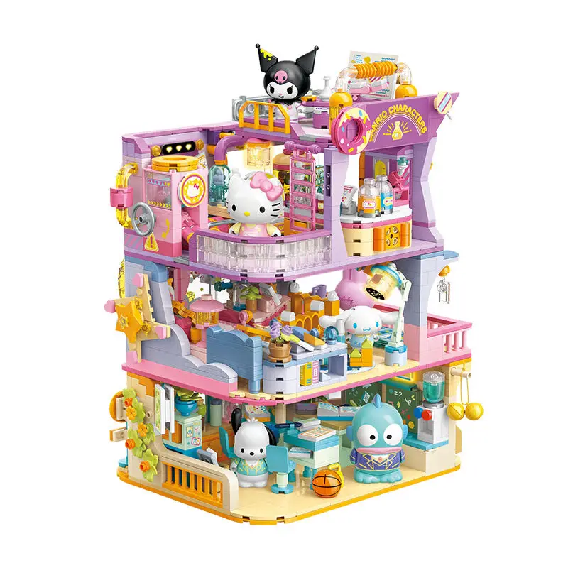 New HelloKitty Building Block Original Sanrio Academy Street View Cartoon Series Assembly Model Decoration Children's Toy Gift
New HelloKitty Building Block Original Sanrio Academy Street View Cartoon Series Assembly Model Decoration Children's Toy Gift