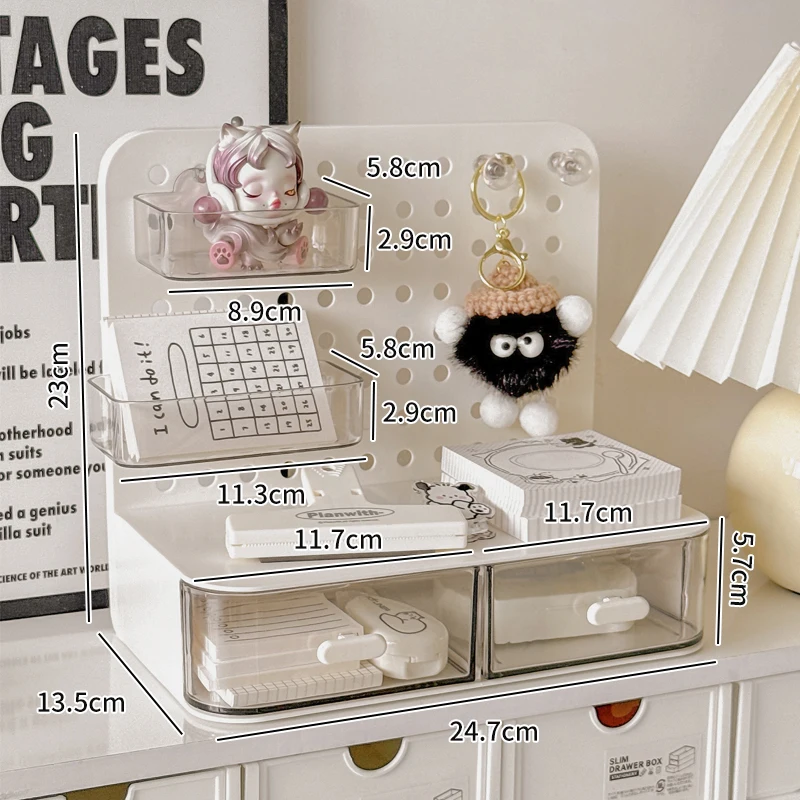 Desktop Perforated Board Stationery Storage Boxes Pen Sundries Sorting Storage Rack With Drawer Makeup Storage Organizer Holder
Desktop Perforated Board Stationery Storage Boxes Pen Sundries Sorting Storage Rack With Drawer Makeup Storage Organizer Holder