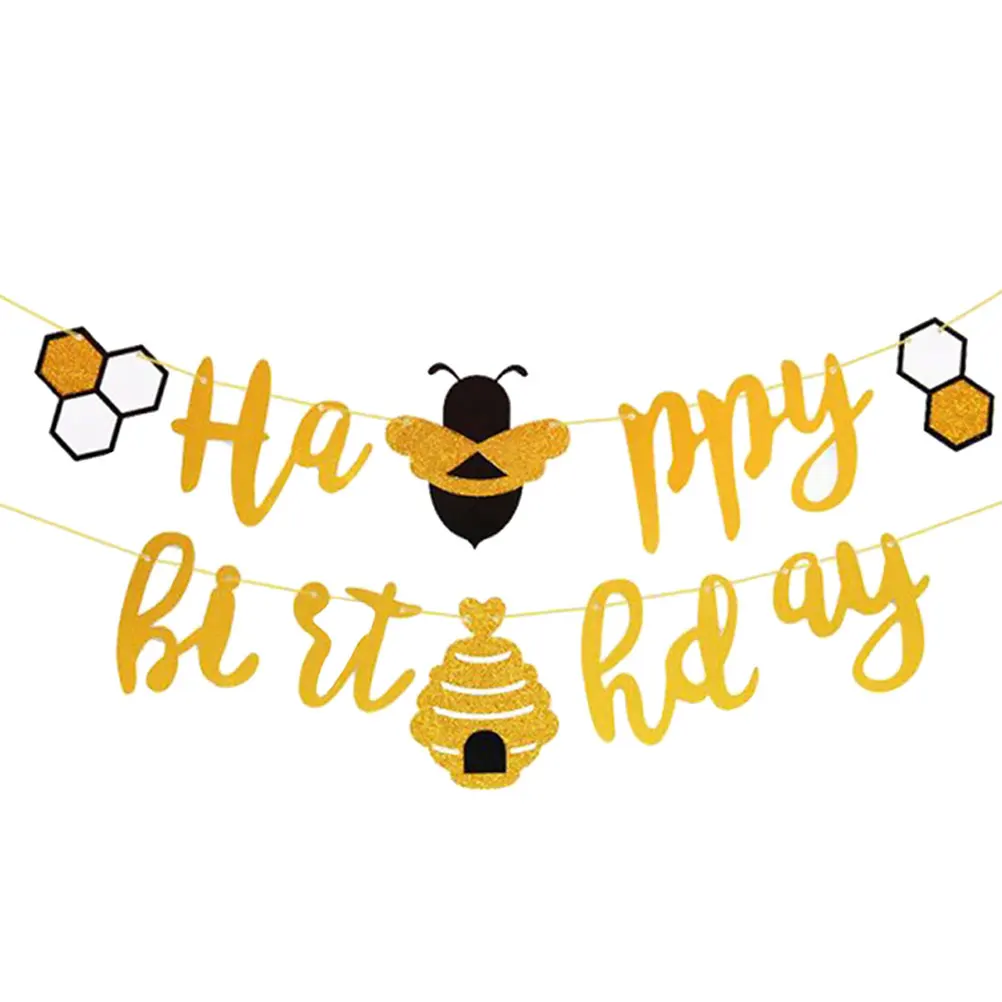 1pc Bee Decorative Banner Lovely Shape Reusable Party Supplies Hanging Banner Photography Prop Door Decoration High End Paper
1pc Bee Decorative Banner Lovely Shape Reusable Party Supplies Hanging Banner Photography Prop Door Decoration High End Paper