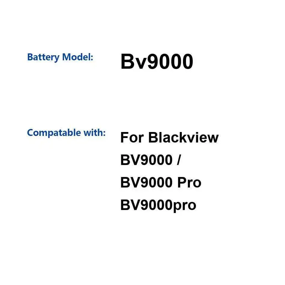 Хорошая низкотемпературная батарея 4780 мАч для аккумулятора мобильного телефона Blackview BV9000 Pro 
Хорошая низкотемпературная батарея 4780 мАч для аккумулятора мобильного телефона Blackview BV9000 Pro