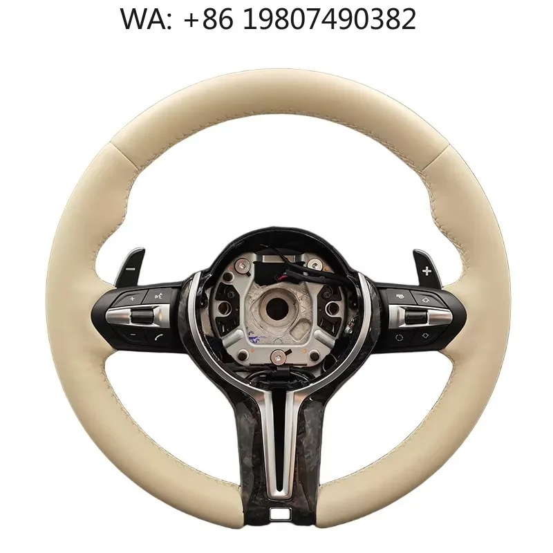 Custom Beige Leather Forged Carbon Frame Sport Steering Wheel Fit F06 F10 F20 F21 F30 F32 F36 M3 F15 F80 F82 E70 E71 E90 X1 X3
Custom Beige Leather Forged Carbon Frame Sport Steering Wheel Fit F06 F10 F20 F21 F30 F32 F36 M3 F15 F80 F82 E70 E71 E90 X1 X3