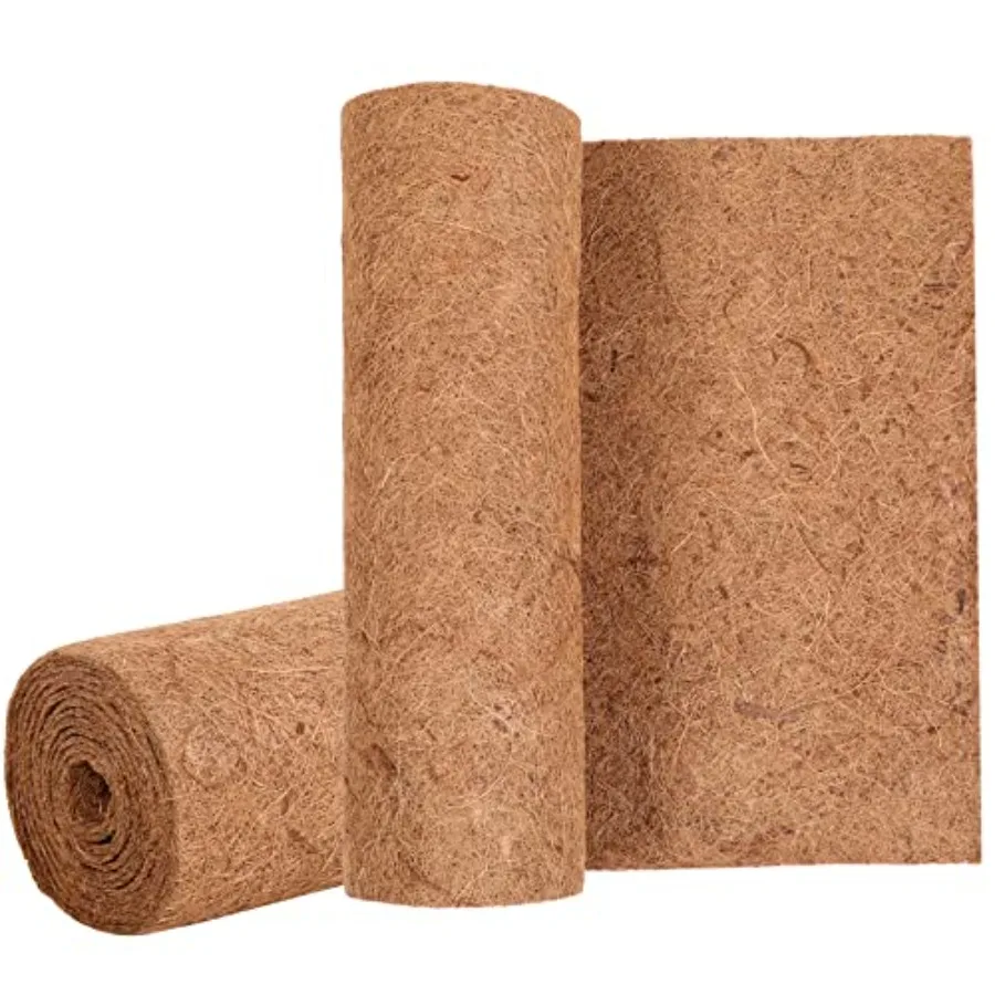 Sawysine Rolls 0 Coir Liner Roll Coconut Fiber Mat Natural Coconut Coir Liner Sheets Plant Potting Mat for Garden Planters Flow
Sawysine Rolls 0 Coir Liner Roll Coconut Fiber Mat Natural Coconut Coir Liner Sheets Plant Potting Mat for Garden Planters Flow