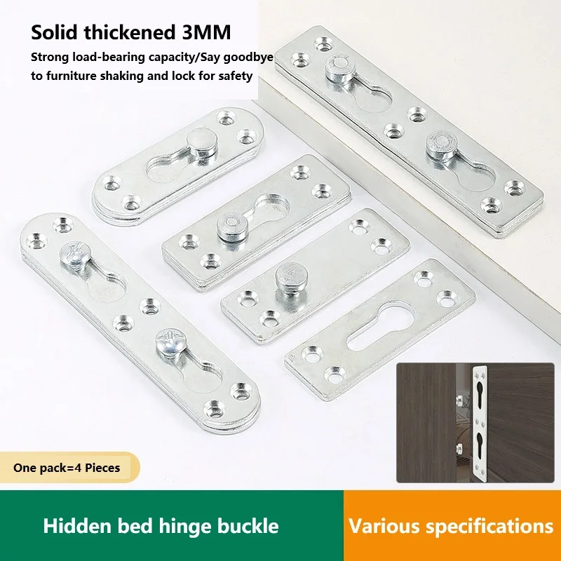 Invisible bed hinge hanging piece, Frame hanging, Painting bed pin, Single and double nail bed pendant
Invisible bed hinge hanging piece, Frame hanging, Painting bed pin, Single and double nail bed pendant