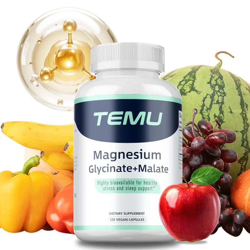 Magnesium Glycinate + Malate - Improve Sleep Quality, Promote Brain and Heart Health, Enhance Memory and Cognitive Function
Magnesium Glycinate + Malate - Improve Sleep Quality, Promote Brain and Heart Health, Enhance Memory and Cognitive Function