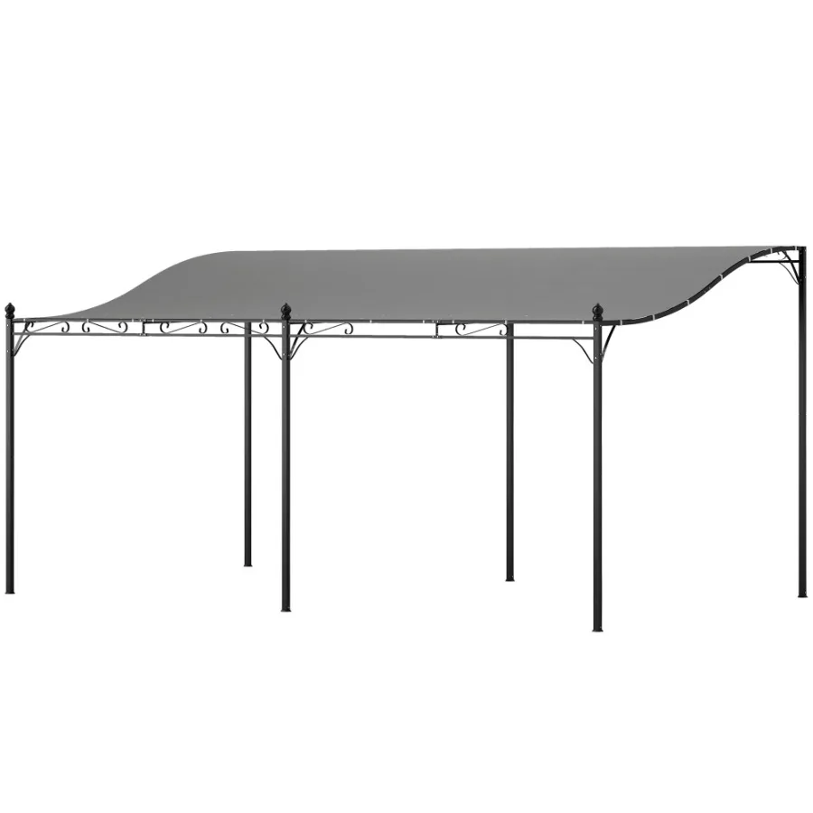 10' x 16' Outdoor Pergola Canopy Metal Patio Canopy with Drainage Holes for Backyard Garden Dark Gray
10' x 16' Outdoor Pergola Canopy Metal Patio Canopy with Drainage Holes for Backyard Garden Dark Gray