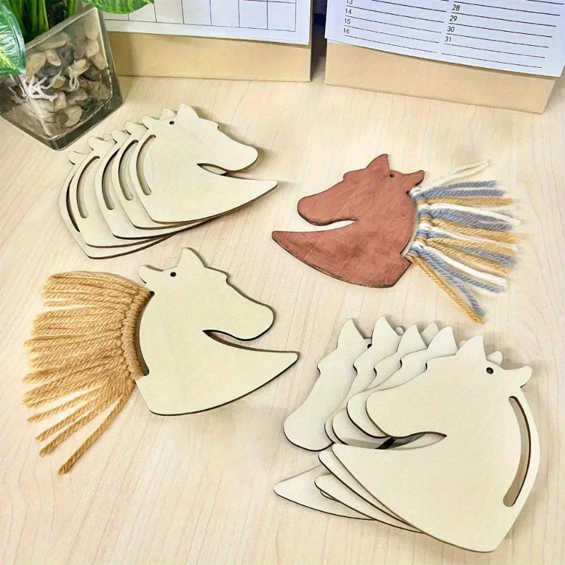 High-quality 24Pcs Premium Wooden Horse Head Hanging Decorations, Unfinished DIY Painting Crafts for Home & Party Ornaments
High-quality 24Pcs Premium Wooden Horse Head Hanging Decorations, Unfinished DIY Painting Crafts for Home & Party Ornaments