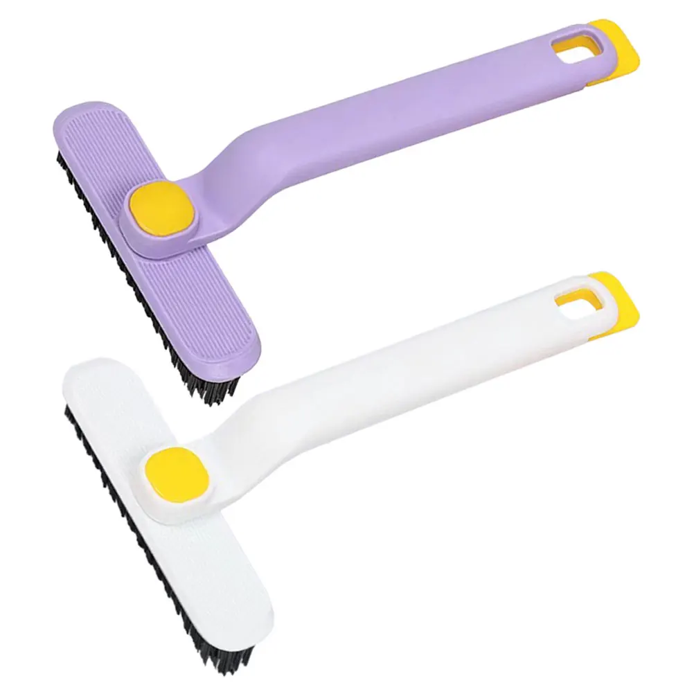 2pcs Rotating Crevice Brush Multifunctional Cleaning Tools for Bathroom Kitchen Gaps Walls Floor Tiles Purple White
2pcs Rotating Crevice Brush Multifunctional Cleaning Tools for Bathroom Kitchen Gaps Walls Floor Tiles Purple White