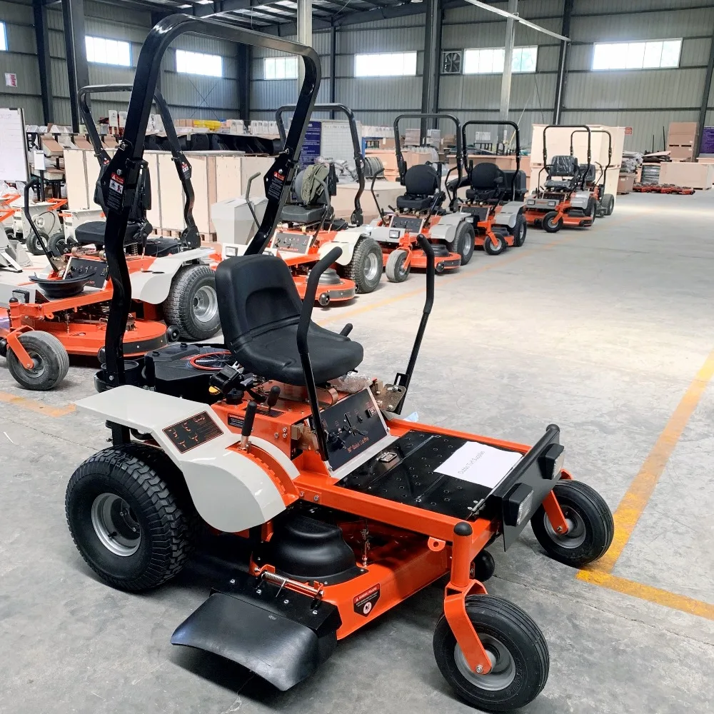 Petrol Riding Lawn Mower Weeding Trimmer Riding Lawn Car 26hp Ride on Mower