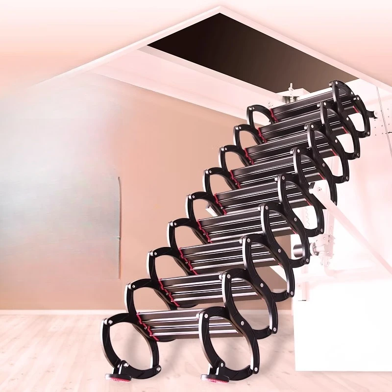 Electric telescopic stairs Fully automatic invisible household lifting, folding and shrinking
Electric telescopic stairs Fully automatic invisible household lifting, folding and shrinking