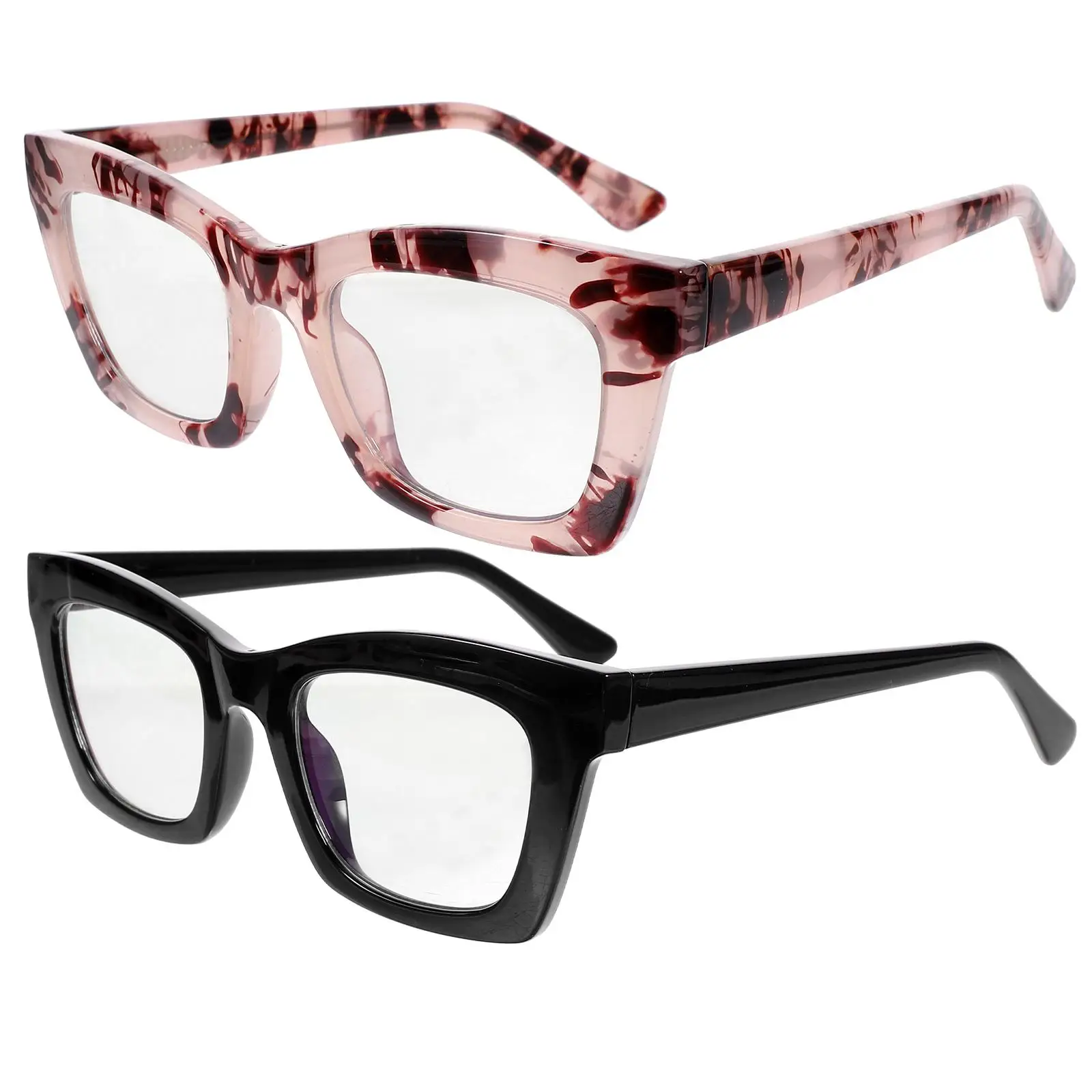 2 Pcs Glasses Frames C1 Black Tortoiseshell Stylish Retro Vintage Plastic Eyeglasses Lightweight Comfortable High Definition
2 Pcs Glasses Frames C1 Black Tortoiseshell Stylish Retro Vintage Plastic Eyeglasses Lightweight Comfortable High Definition