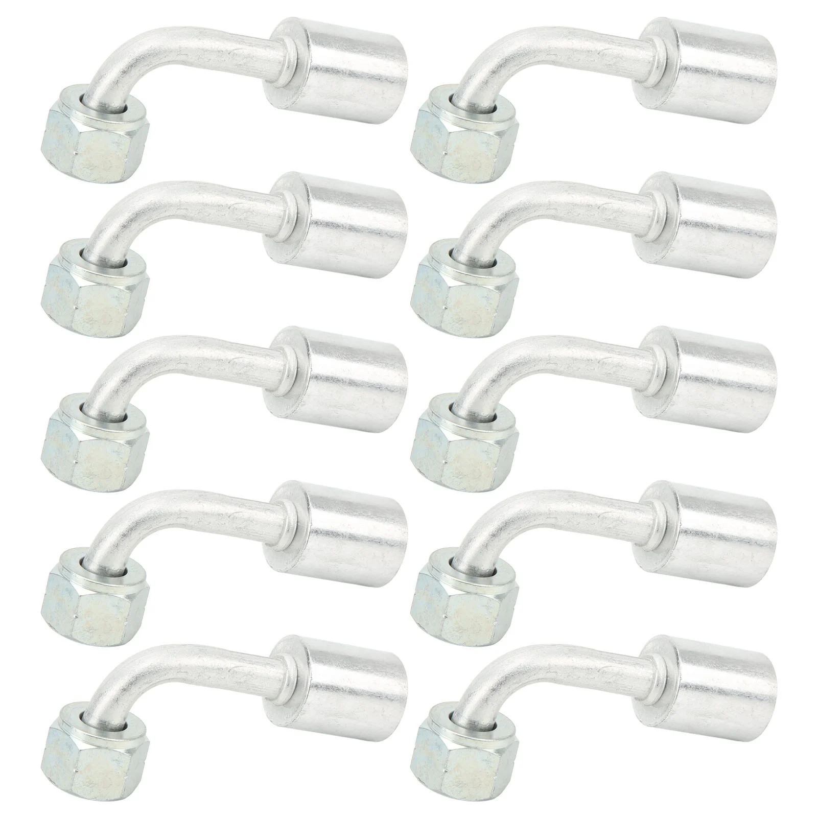 10PCs Car Air Conditioner Angled 90° Connector Aluminum Joint Universal Fit for Cars
10PCs Car Air Conditioner Angled 90° Connector Aluminum Joint Universal Fit for Cars