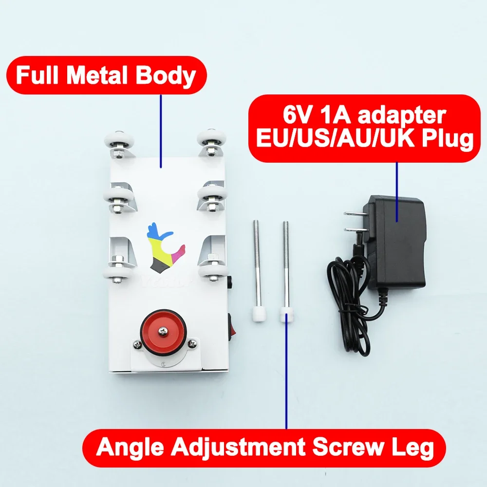 DTG UV White Ink Shaker Rotator Rolling Prevent Ink Deposition DTF White Ink Roller Shaking Machine For 1000ML Bottle
DTG UV White Ink Shaker Rotator Rolling Prevent Ink Deposition DTF White Ink Roller Shaking Machine For 1000ML Bottle