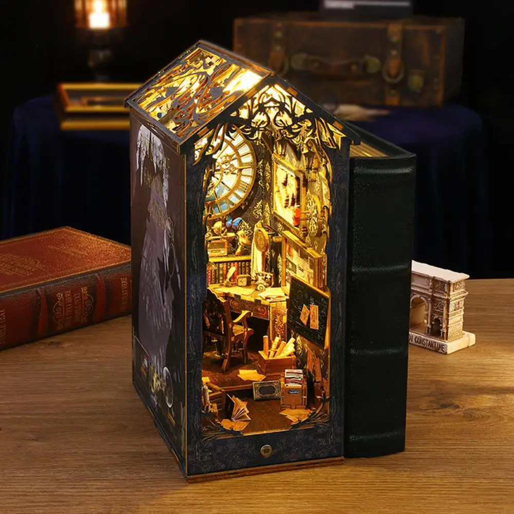 1 Set Eye-catching Miniature Book Nook Kit Burr Free DIY Dollhouse Booknook Kit Precisely Cut Imagination Cultivation
1 Set Eye-catching Miniature Book Nook Kit Burr Free DIY Dollhouse Booknook Kit Precisely Cut Imagination Cultivation